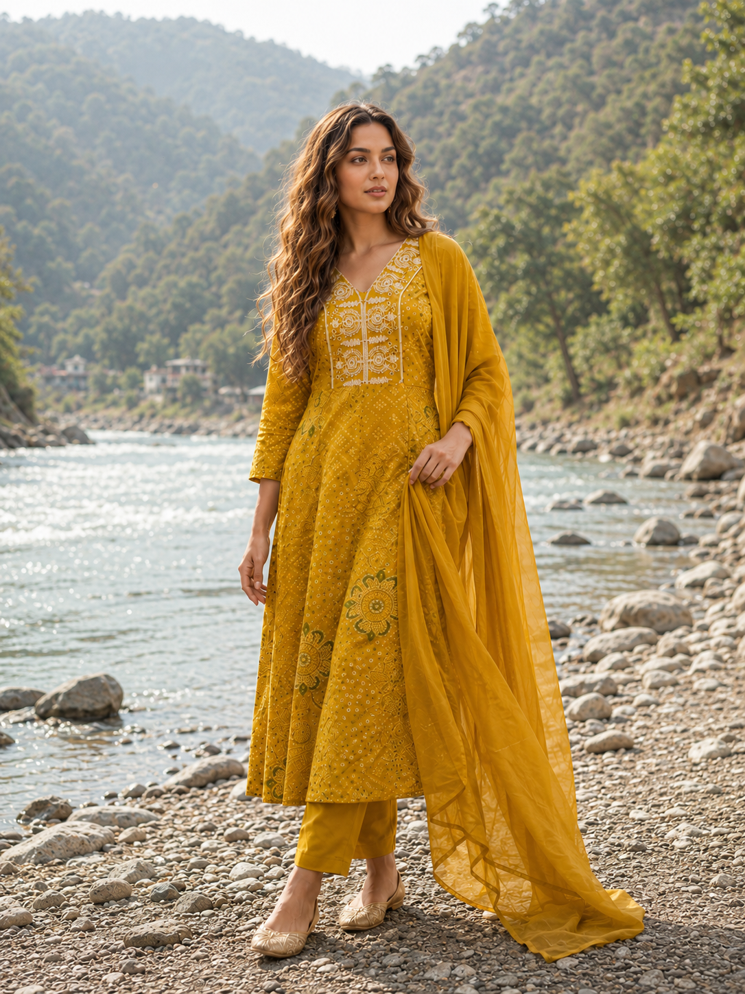 Rangrez Golden Suit Set